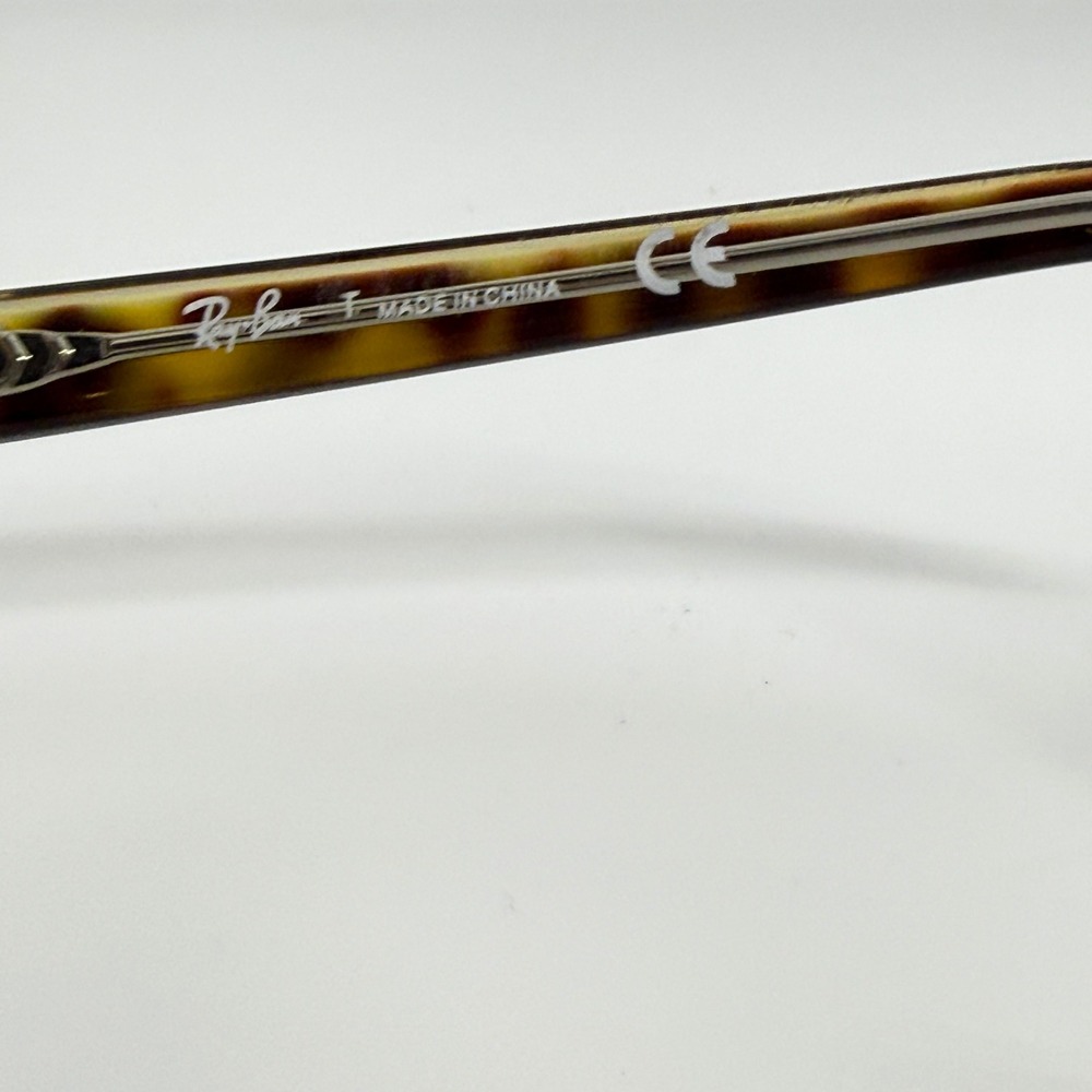 Ray-Ban RB 1550 3602 Tortoise Shell Eyeglasses Frames 48-15-130 Brown 21777 - Picture 6 of 7